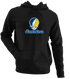 Santa Cruz Stealie Premium Unisex Hoodie — Design: California University of Santa Cruz — Black