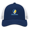 Santa Cruz Stealie Premium Unisex Trucker Cap — Design: California University of Santa Cruz — Navy/White