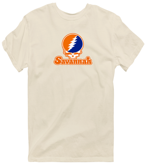 Savannah Stealie Premium Unisex T-Shirt — Design: Savannah State University — Sand