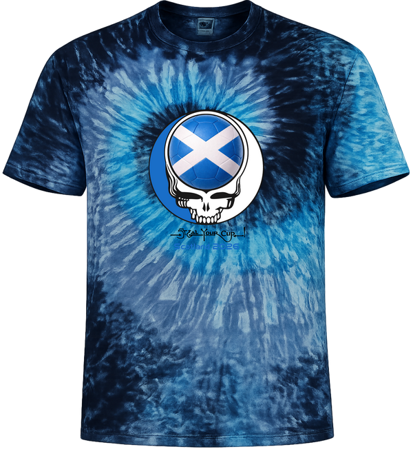 Scotland FIFA World Cup Stealie Tie-Dye T-Shirt