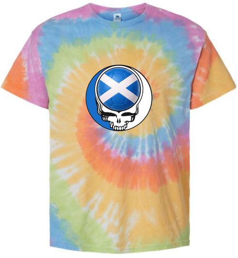 Scotland FIFA World Cup Stealie Tie-Dye T-Shirt