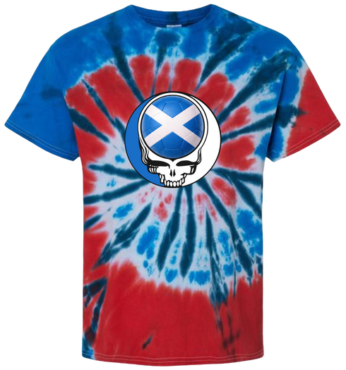 Scotland FIFA World Cup Stealie Tie-Dye T-Shirt