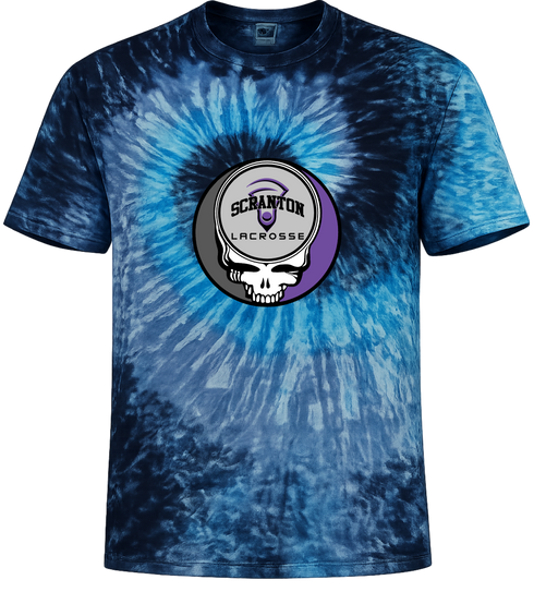 Scranton Lacrosse Stealie Tie-Dye T-Shirt
