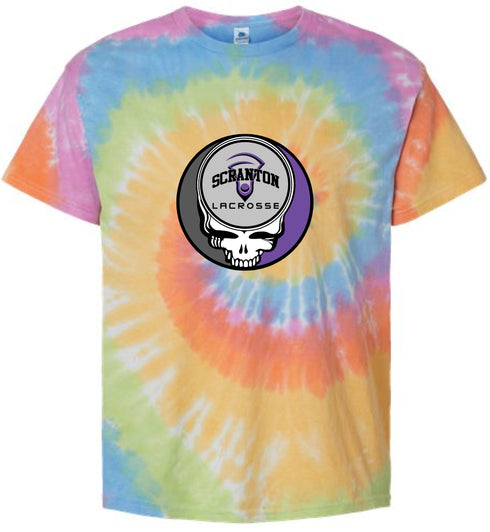Scranton Lacrosse Stealie Tie-Dye T-Shirt