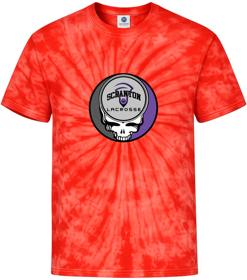 Scranton Lacrosse Stealie Tie-Dye T-Shirt