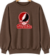 Seattle Stealie Premium Unisex Crewneck — Design: Seattle University — Brown