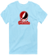 Seattle Stealie Premium Unisex T-Shirt — Design: Seattle University — Light Blue