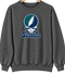 Seattle Baseball Stealie Grateful Dead Crewneck — Seattle Mariners — Dark Heather