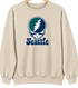 Seattle Baseball Stealie Grateful Dead Crewneck — Seattle Mariners — Sand