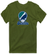 Seattle Baseball Stealie Grateful Dead T-Shirt — Seattle Mariners — Military Green