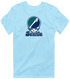 Seattle Baseball Stealie Grateful Dead T-Shirt — Seattle Mariners — Light Blue