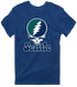Seattle Baseball Stealie Grateful Dead T-Shirt — Seattle Mariners — Navy
