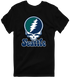 Seattle Baseball Stealie Grateful Dead T-Shirt — Seattle Mariners — Black