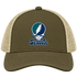 Seattle Baseball Stealie Grateful Dead Trucker Cap — Seattle Mariners — Moss/Khaki