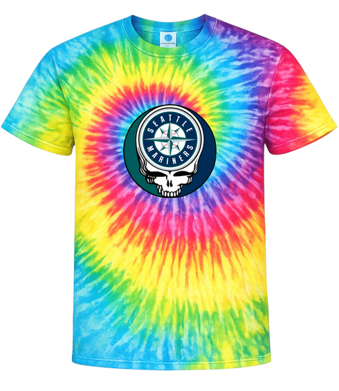 Seattle Mariners Stealie Tie-Dye T-Shirt