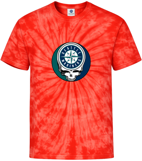 Seattle Mariners Stealie Tie-Dye T-Shirt