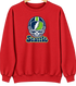 Seattle Helmet Stealie Premium Unisex Crewneck — Seattle Seahawks — Red
