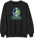 Seattle Helmet Stealie Premium Unisex Crewneck — Seattle Seahawks — Black