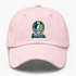 Seattle Helmet Stealie Premium Unisex Dad Hat — Seattle Seahawks — Pink