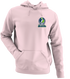 Seattle Helmet Stealie Premium Unisex Hoodie — Seattle Seahawks — Light Pink