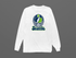Seattle Helmet Stealie Premium Unisex Long-Sleeve — Seattle Seahawks — White