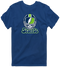 Seattle Helmet Stealie Premium Unisex T-Shirt — Seattle Seahawks — Navy
