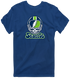 Seattle Helmet Stealie Premium Unisex T-Shirt — Seattle Seahawks — Navy