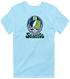 Seattle Helmet Stealie Premium Unisex T-Shirt — Seattle Seahawks — Light Blue