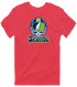 Seattle Helmet Stealie Premium Unisex T-Shirt — Seattle Seahawks — Heather Red