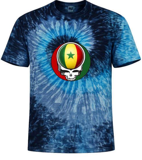 Senegal FIFA World Cup Stealie Tie-Dye T-Shirt