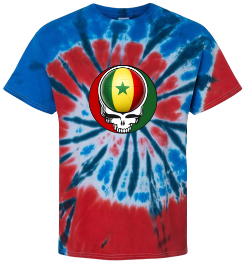 Senegal FIFA World Cup Stealie Tie-Dye T-Shirt