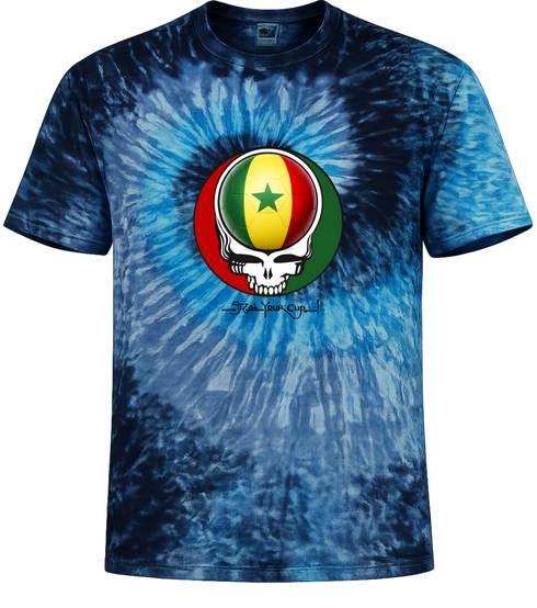 Senegal FIFA World Cup Stealie Tie-Dye T-Shirt