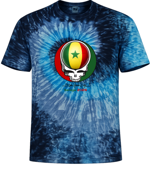 Senegal FIFA World Cup Stealie Tie-Dye T-Shirt