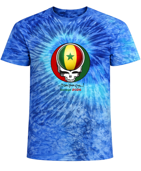 Senegal FIFA World Cup Stealie Tie-Dye T-Shirt
