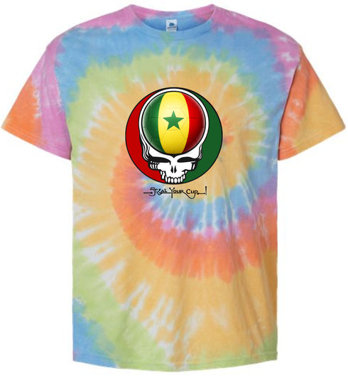 Senegal FIFA World Cup Stealie Tie-Dye T-Shirt