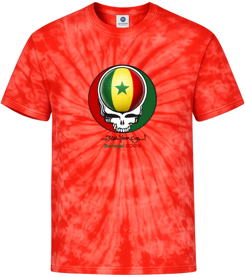 Senegal FIFA World Cup Stealie Tie-Dye T-Shirt