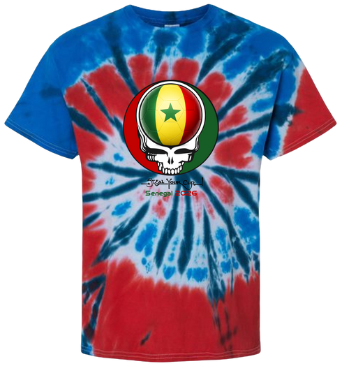 Senegal FIFA World Cup Stealie Tie-Dye T-Shirt