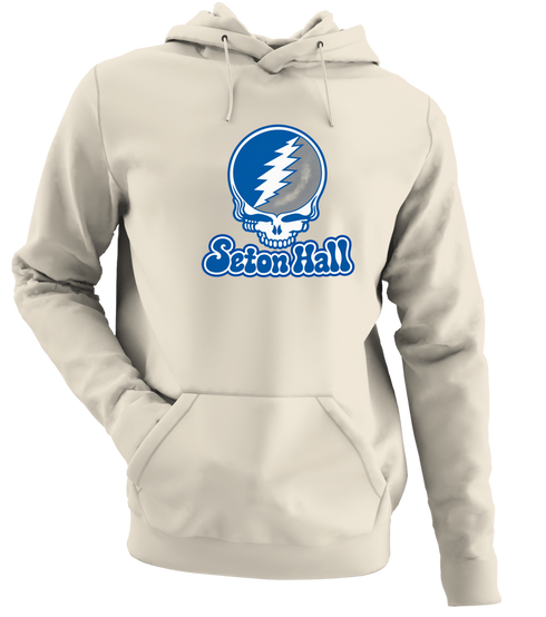 Seton Hall Stealie Premium Unisex Hoodie — Design: Seton Hall University — Sand