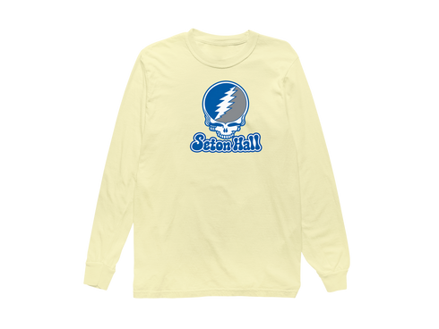 Seton Hall Stealie Premium Unisex Long-Sleeve — Butter