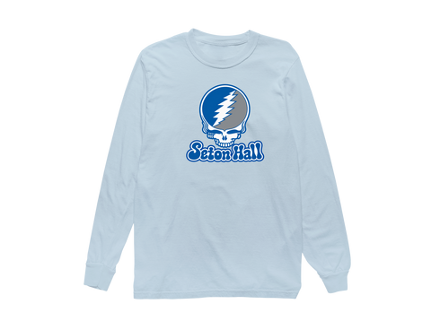 Seton Hall Stealie Premium Unisex Long-Sleeve — Chambray