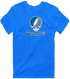 Seton Hall Stealie Premium Unisex T-Shirt — Design: Seton Hall University — Royal