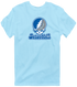 Seton Hall Stealie Premium Unisex T-Shirt — Design: Seton Hall University — Light Blue