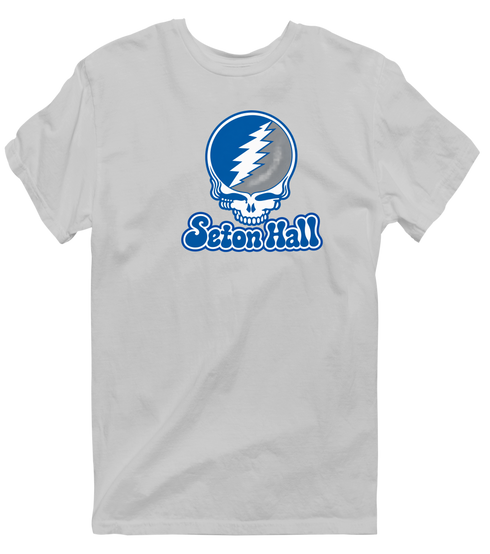 Seton Hall Stealie Premium Unisex T-Shirt — Design: Seton Hall University — Sport Grey
