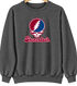 Shenandoah Stealie Premium Unisex Crewneck — Design: Shenandoah University — Dark Heather