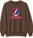 Shenandoah Stealie Premium Unisex Crewneck — Design: Shenandoah University — Brown