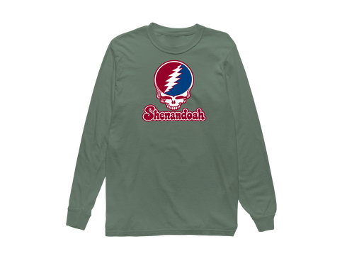 Shenandoah Stealie Premium Unisex Long-Sleeve — Design: Shenandoah University — Light Green