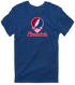 Shenandoah Stealie Premium Unisex T-Shirt — Design: Shenandoah University — Navy