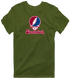 Shenandoah Stealie Premium Unisex T-Shirt — Design: Shenandoah University — Military Green