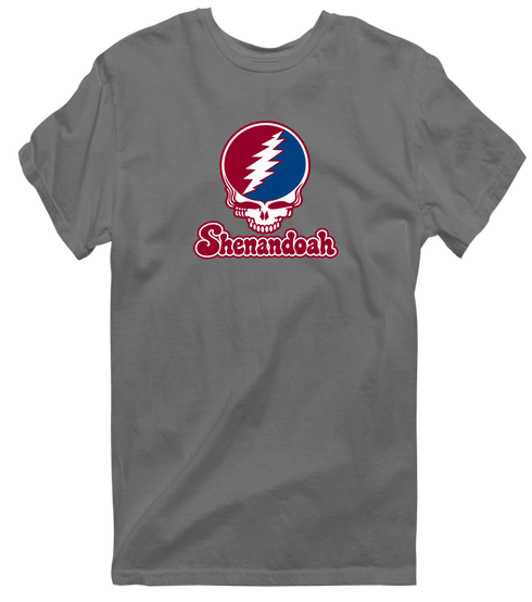 Shenandoah Stealie Premium Unisex T-Shirt — Design: Shenandoah University — Charcoal