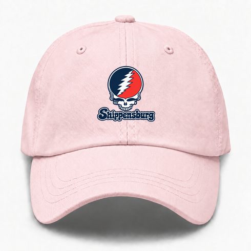 Shippensburg Stealie Premium Unisex Dad Hat — Design: Shippensburg University (PASSHE) — Pink